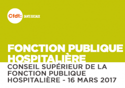 Conseil Supérieur de la Fonction Publique Hospitalière du 16 mars 2017